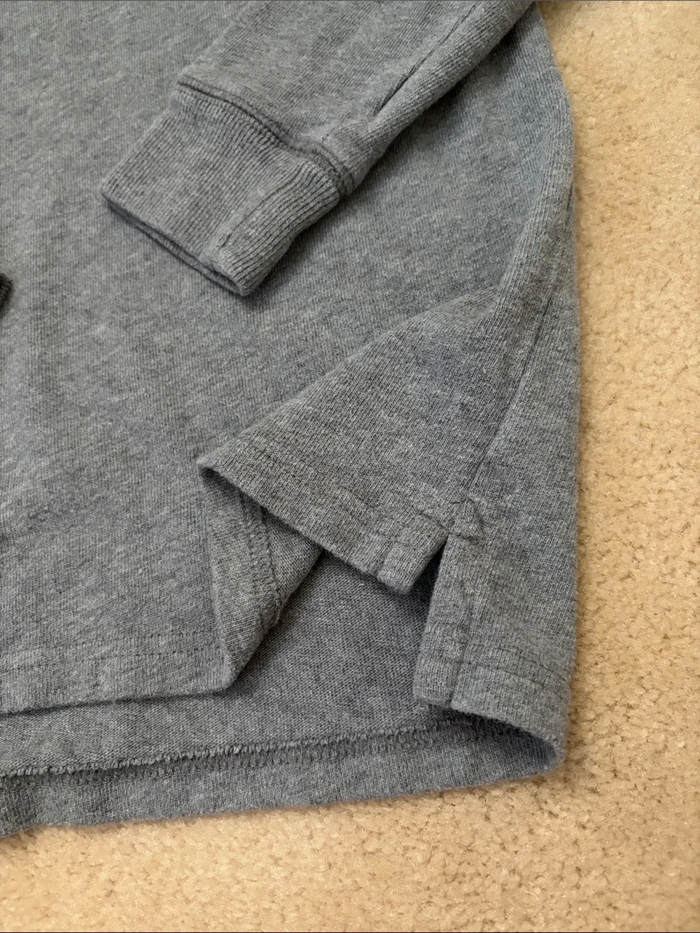 Crewcuts Gray Half-Zip Pullover